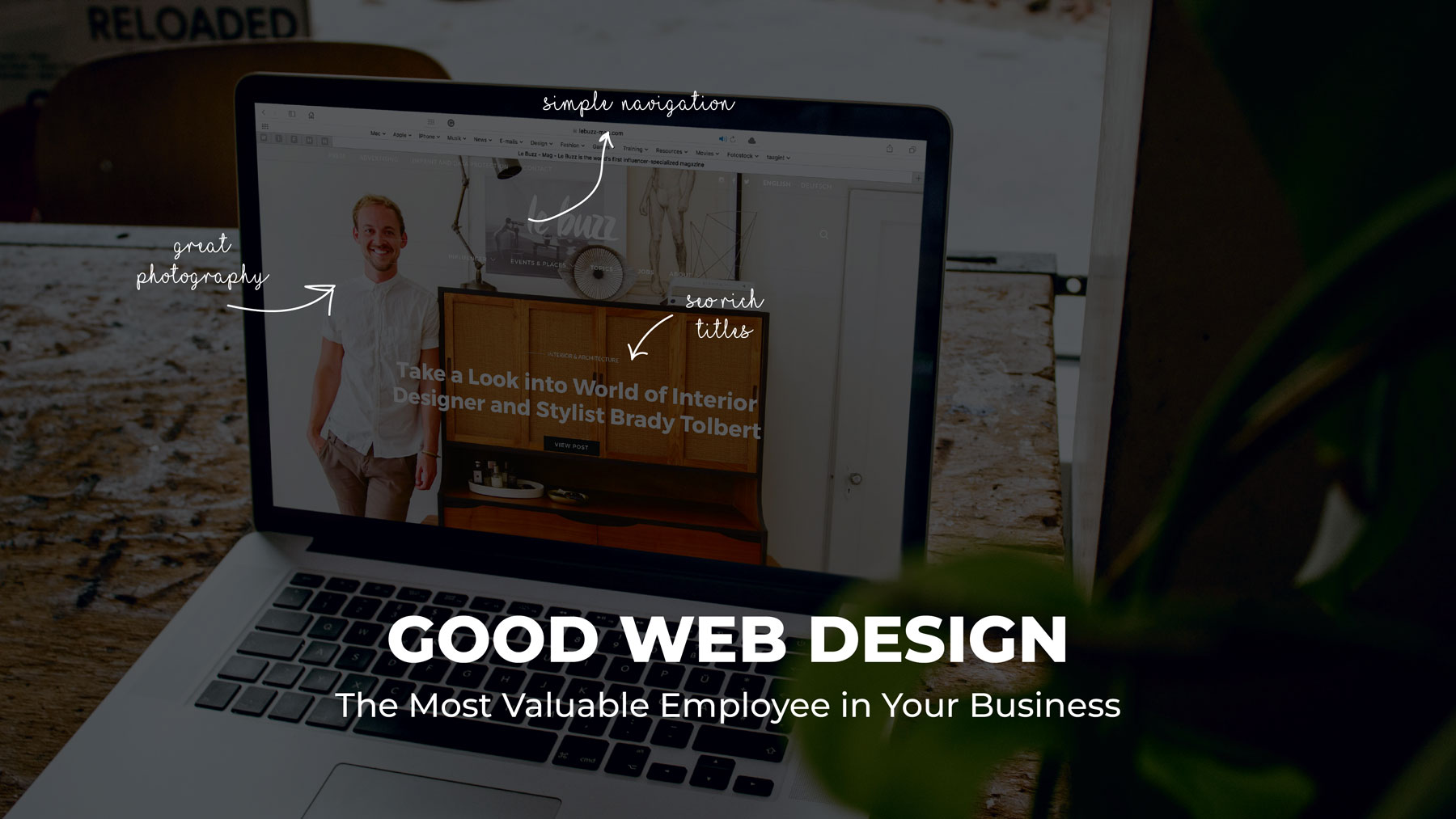Good Web Design: The Most Valuable Employee in Your Company